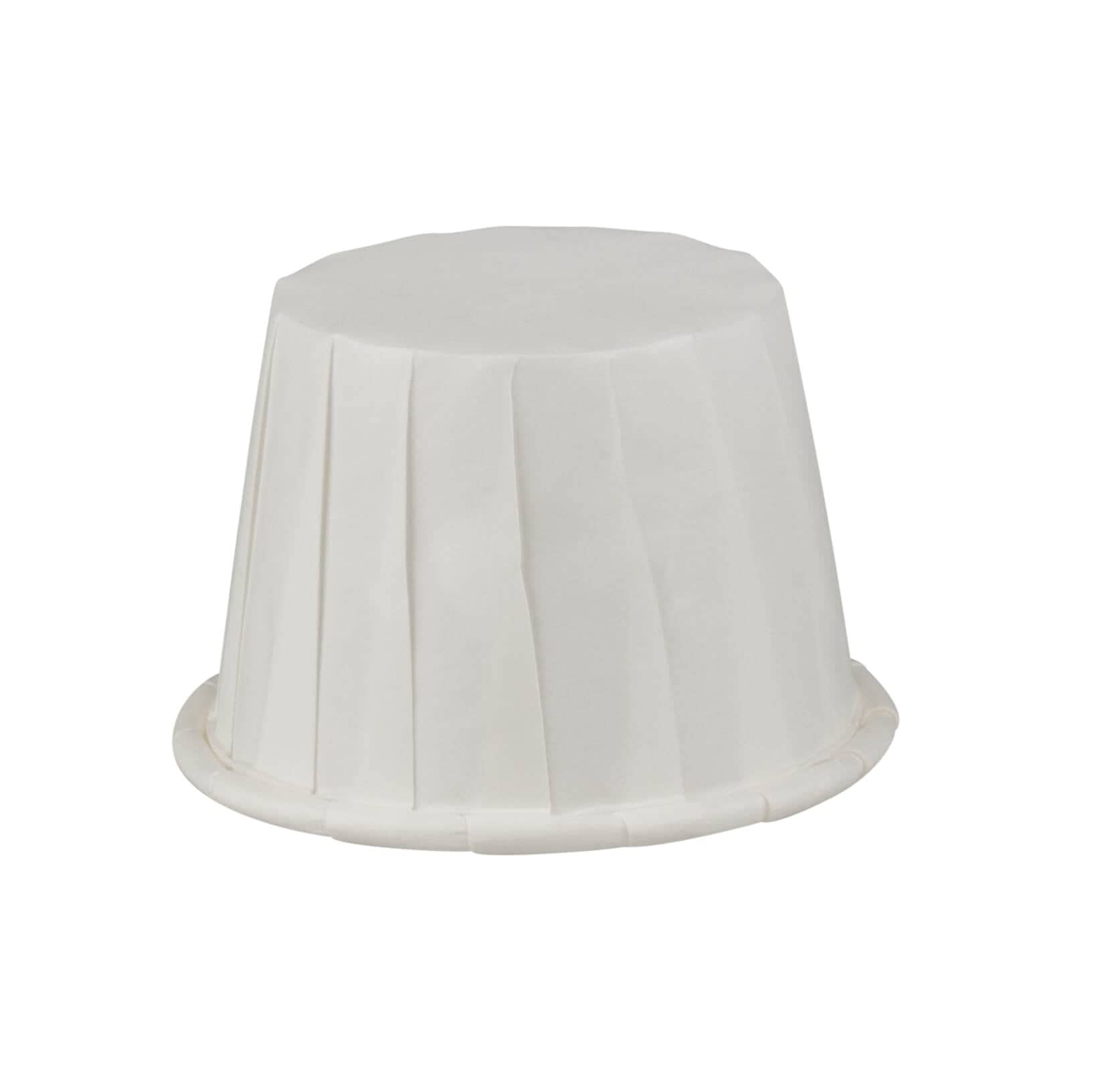 Vasitos para aderezos de papel encerado blanco - 35 ml (250 unidades)