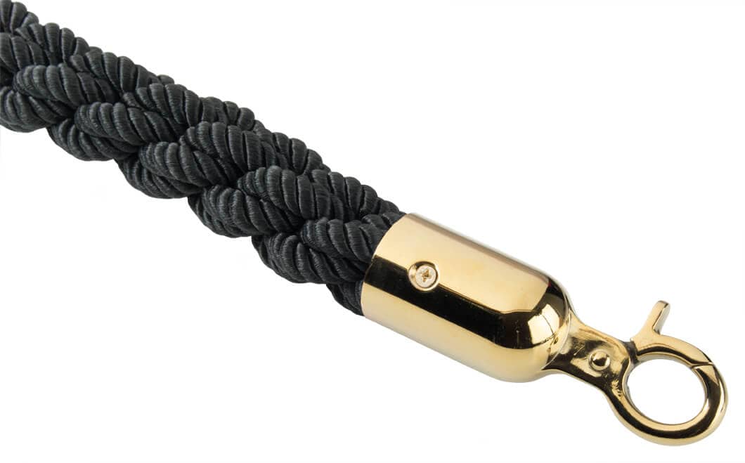 Cordón de conexión 1500x32mm negro/oro titanio