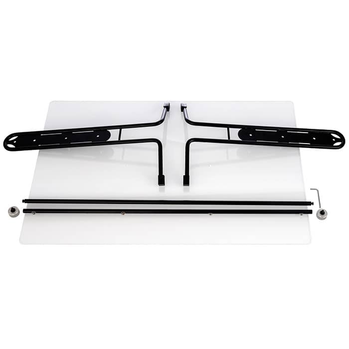 Protection hygiénique pour buffet, pivotant, réglable en hauteur - 93 x 53 cm