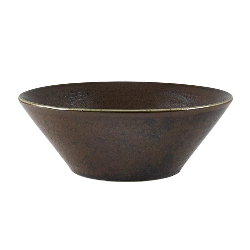 Cuenco cónico Terra Cinder Black – 16 cm (6 uds)