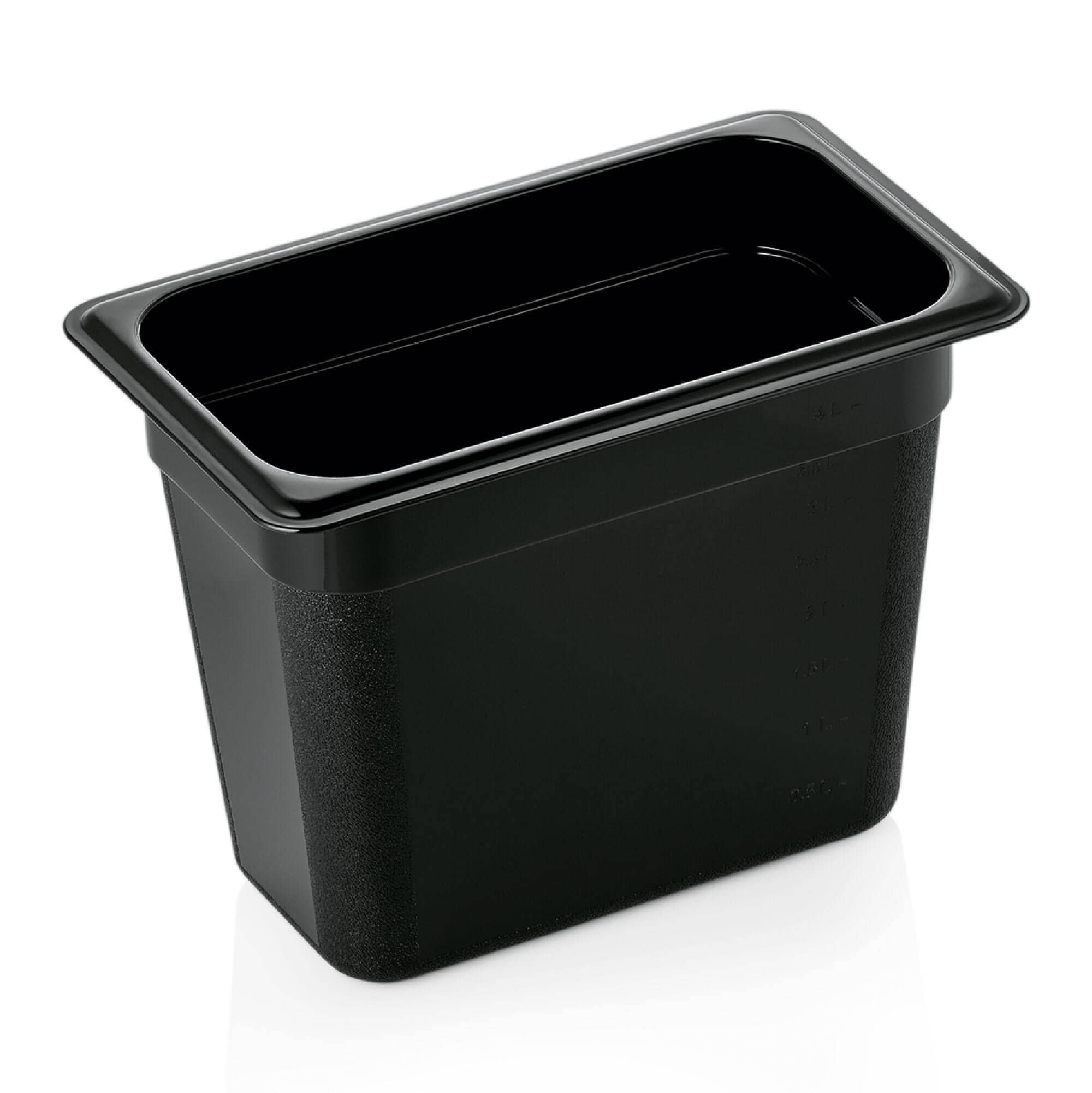 GN 1/4 Récipient Gastro Norm 200mm de profondeur - PC noir (série GN 96)