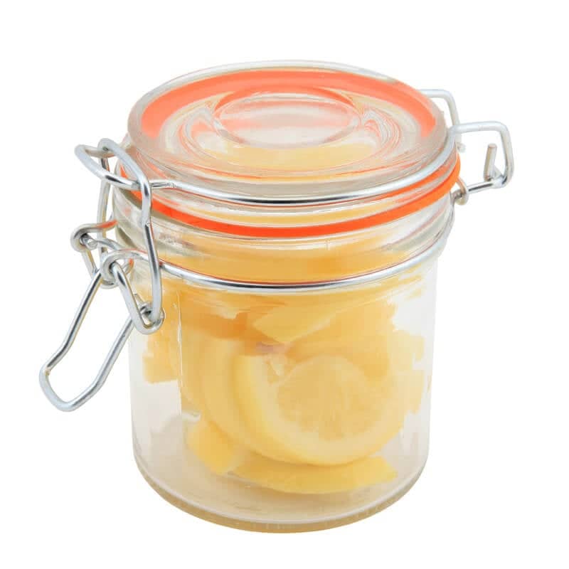 Wire-rim jar / storage jar - 350 ml (12 pcs.)