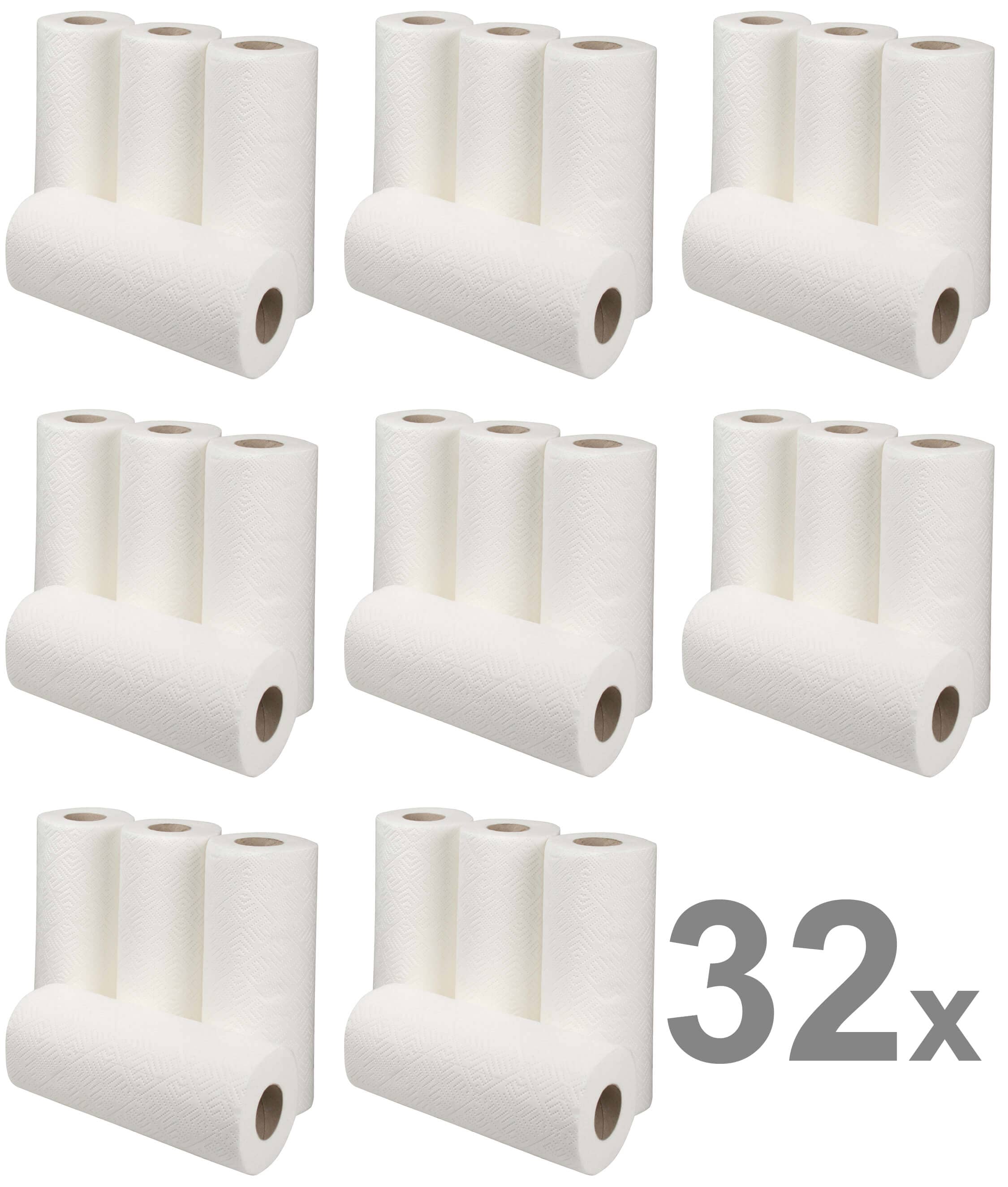 Kitchen Rolls Model Kitchen Roll 3-ply, 50 sheets - 32 rolls