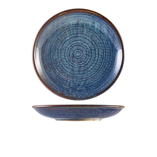 Deep coupe plate Terra Aqua Blue – 25 cm (6 pcs.)
