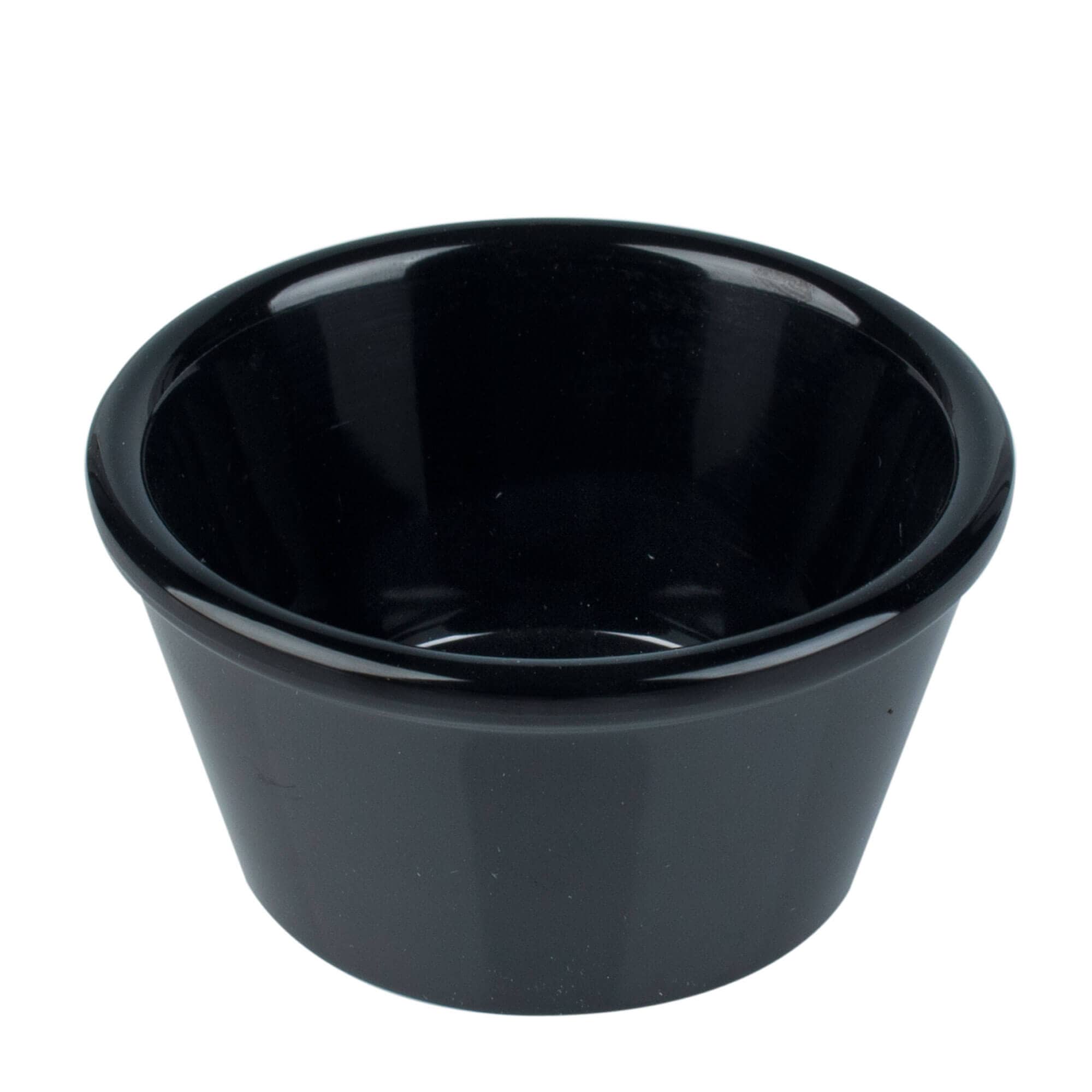 Cuenco para salsas de melamina, negro - 90 ml