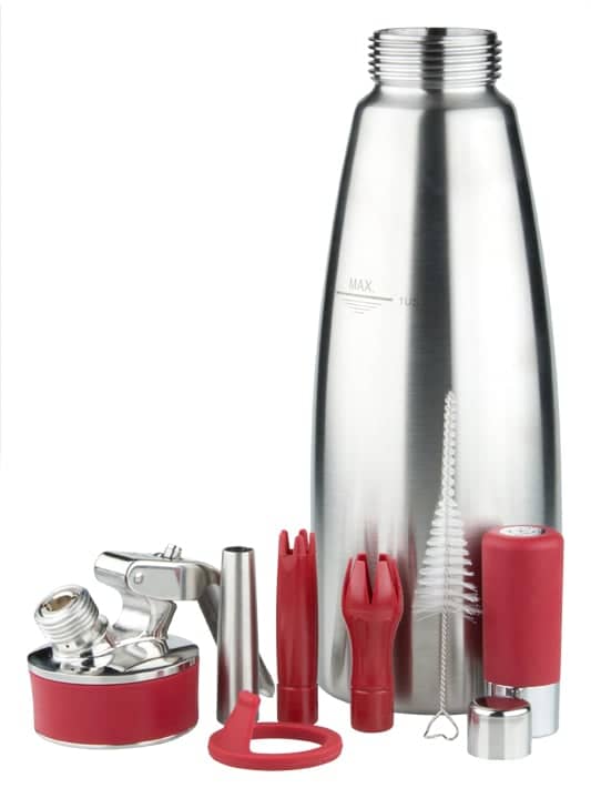 iSi cream siphon "Gourmet Whip PLUS", stainless steel - 1,0l