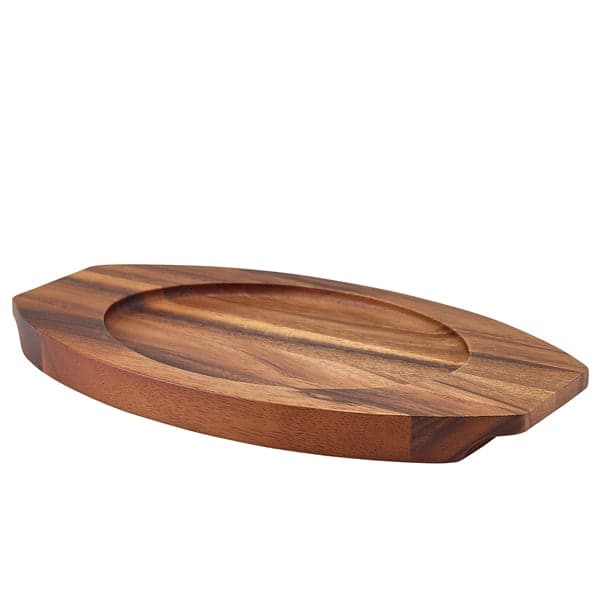 Coasters for oval casserole dish, acacia wood (6 pcs.)