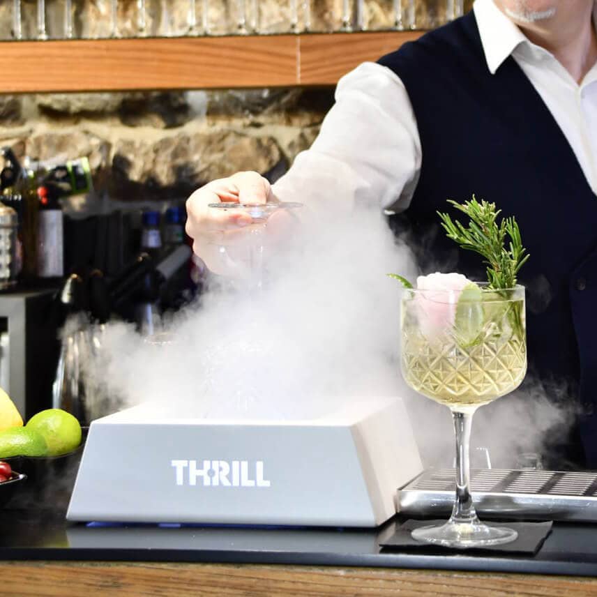 Enfriador rápido de vasos CO2 Thrill Vortex Jet - blanco