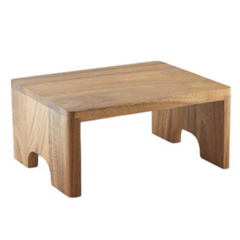 Rehausse pour buffet, bois d'acacia - 26,5 x 16,3 x 10 cm (GN 1/4)