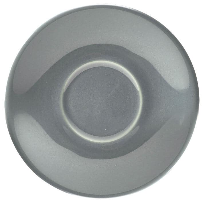 Soucoupe grise - 13,5cm (6 pcs)