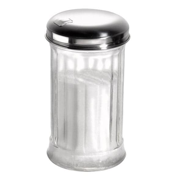 Zuckerstreuer Glas 13,5 cm / 320 ml