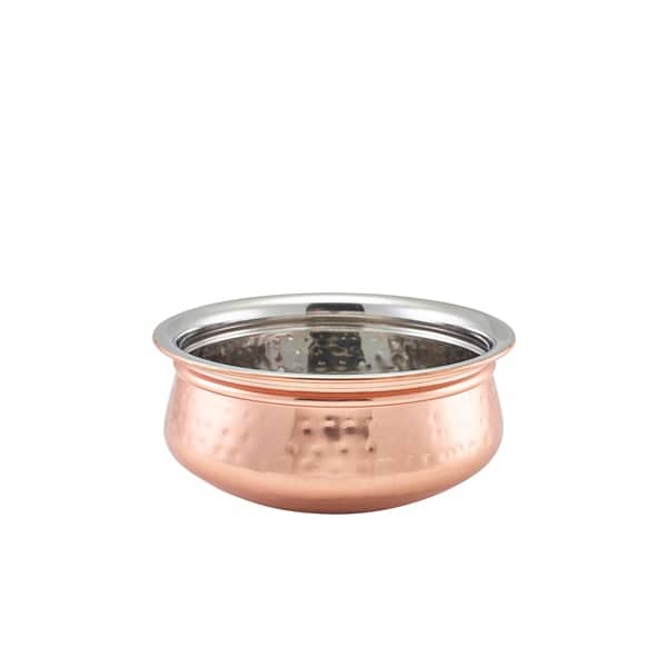 Handi-Schüssel, Edelstahl gehämmert, kupferfarben - 14,5 cm (12 Stk.)