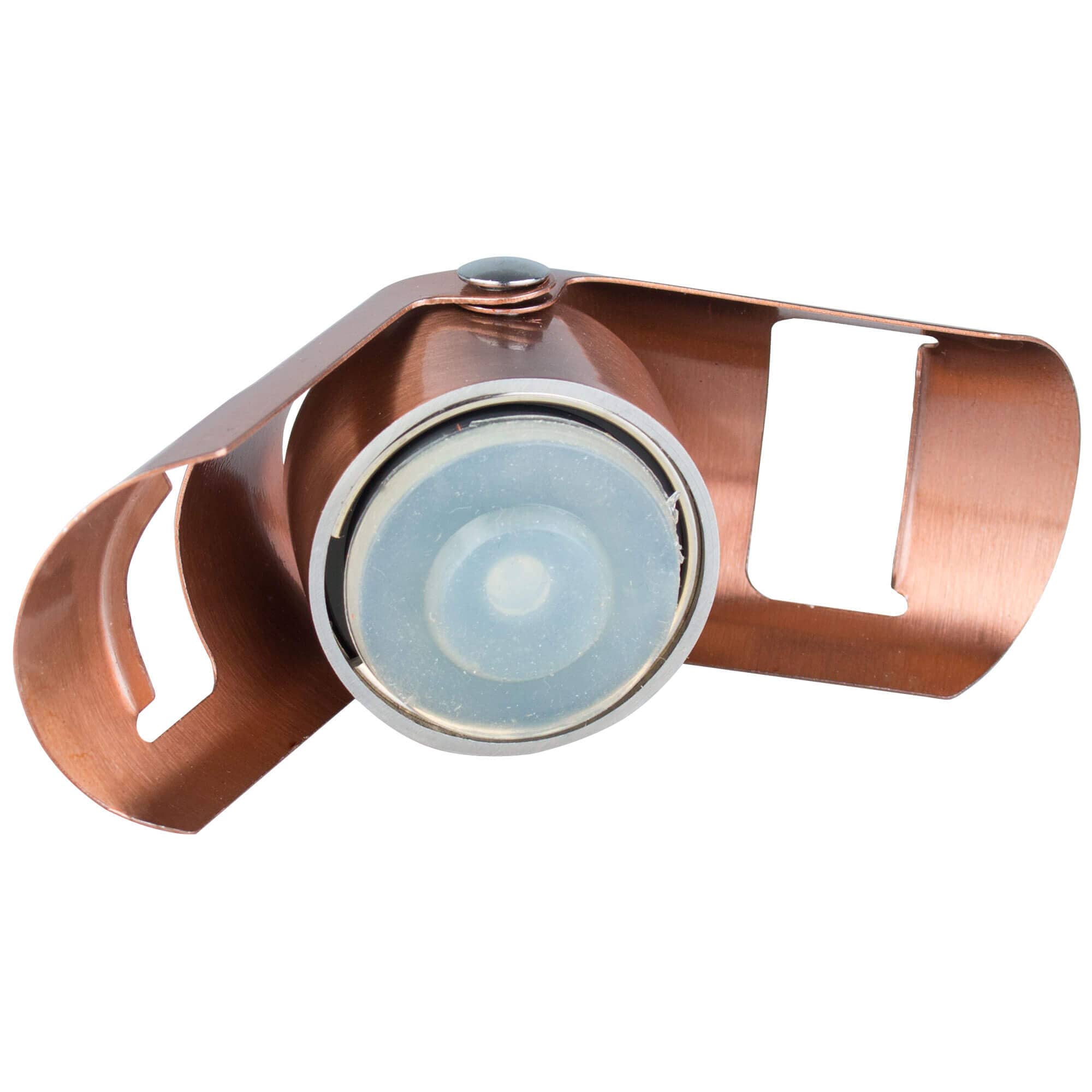 Champagne bottle cap - copper-colored