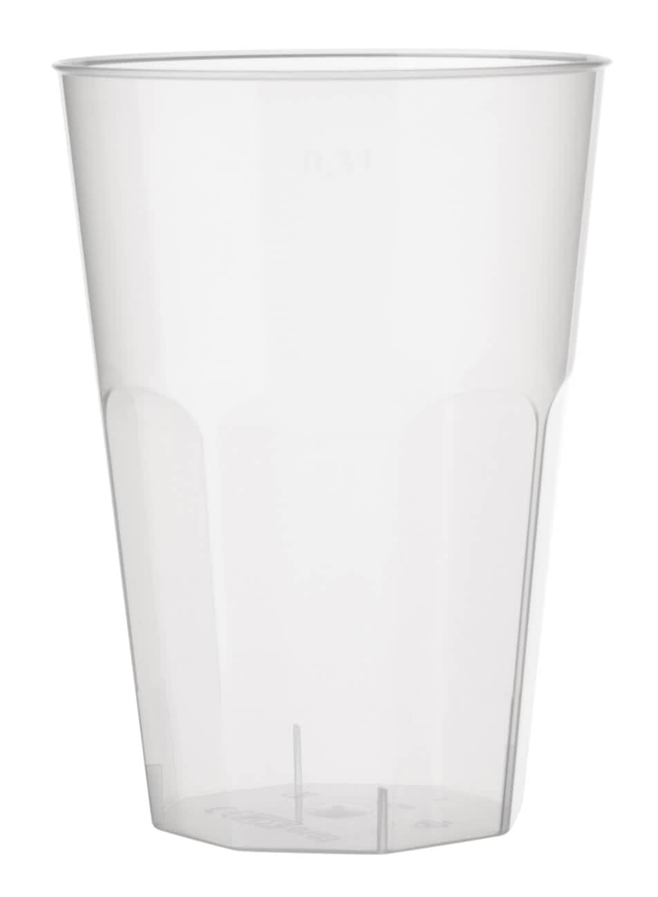 Plastic cups re-usable, light, polypropylene - 320ml, 0,3l CM (30 pcs.)