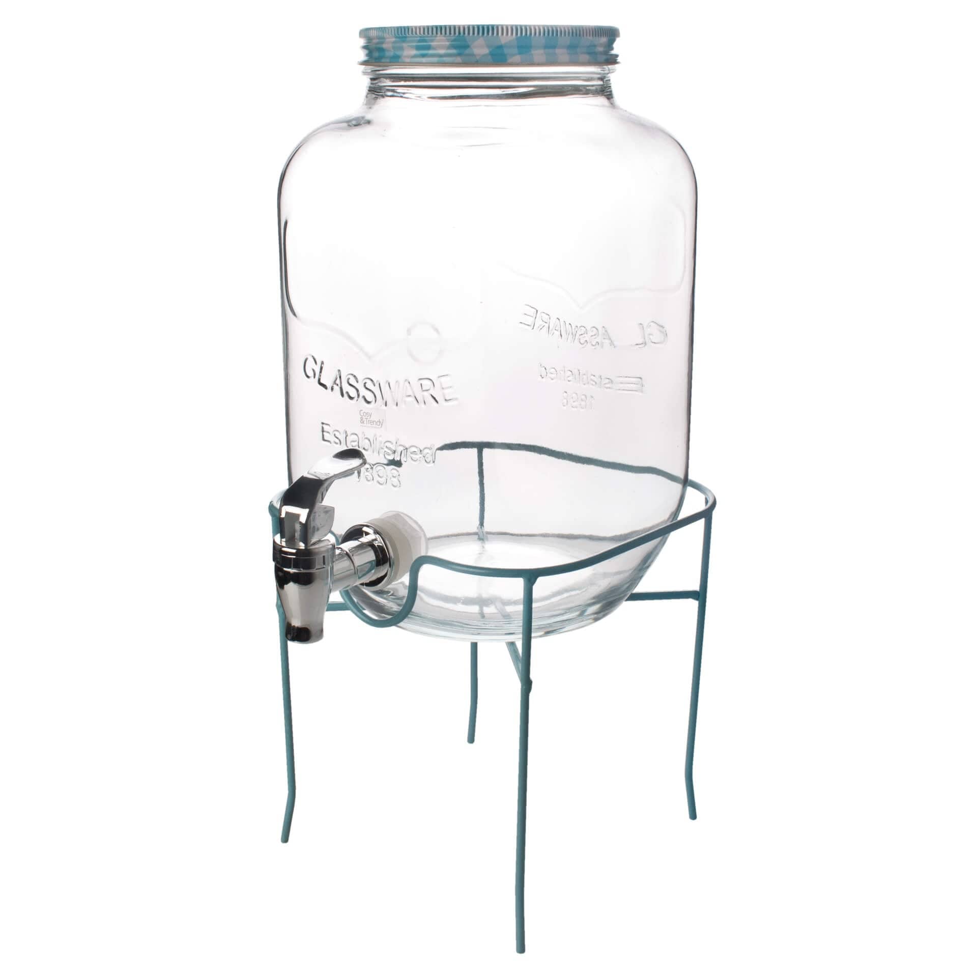 Beverage dispenser with lid and stand - 4.5 L