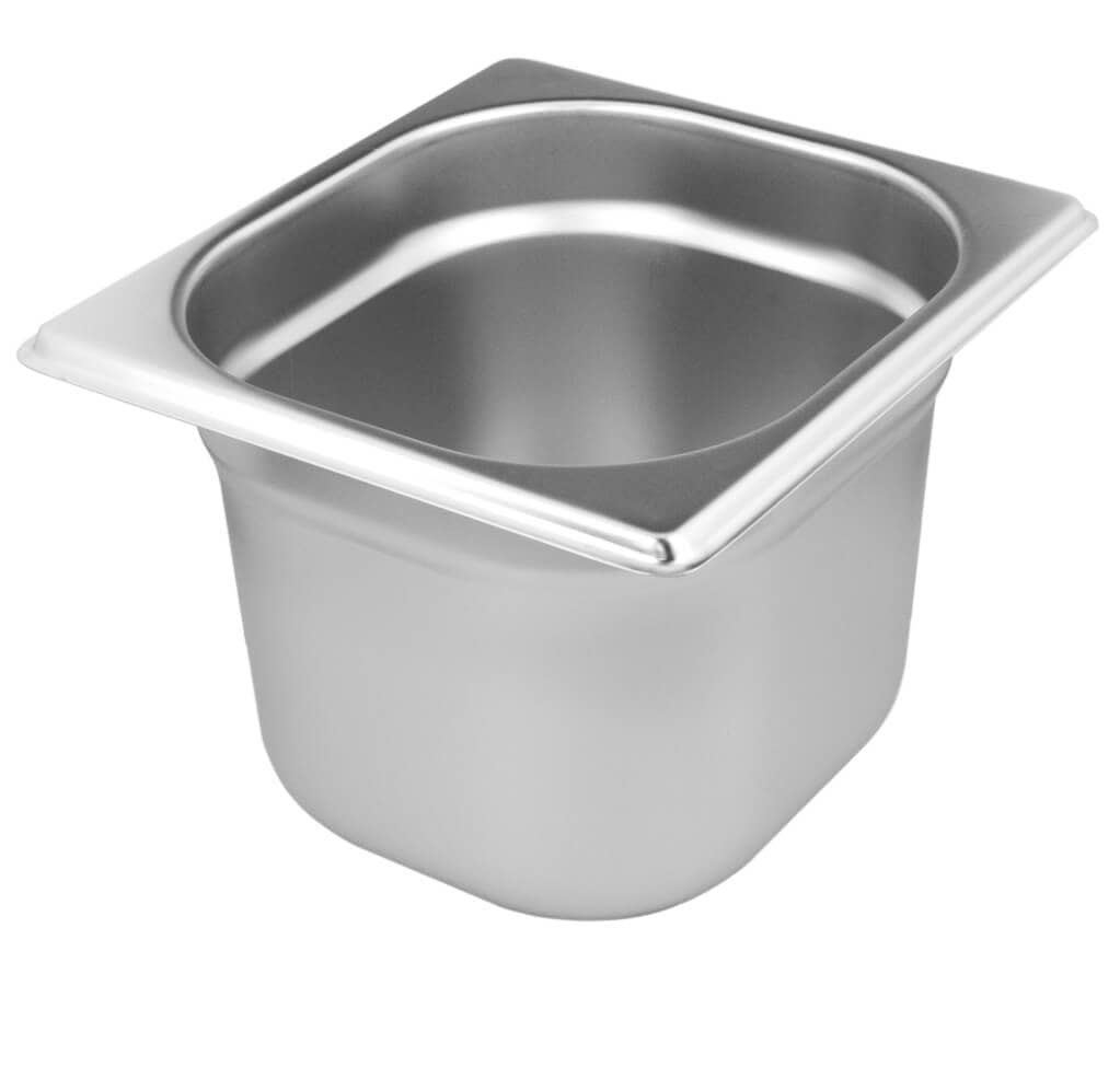 Gastronormbehälter 100mm Tiefe - Edelstahl (GN 1/6)
