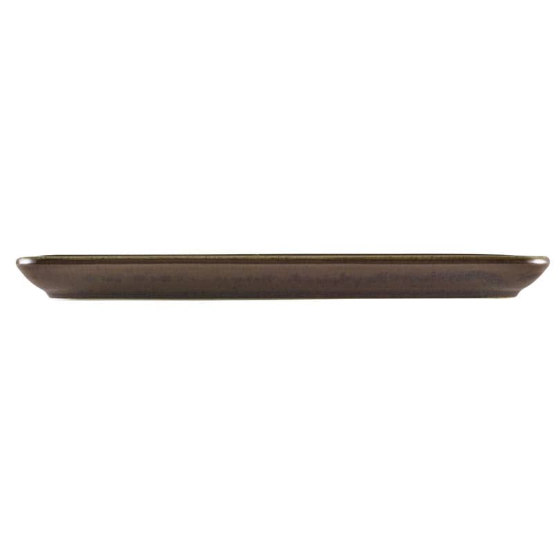 Placa rectangular estrecha Terra Cinder Black - 27 x 12,5 cm (6 unidades)
