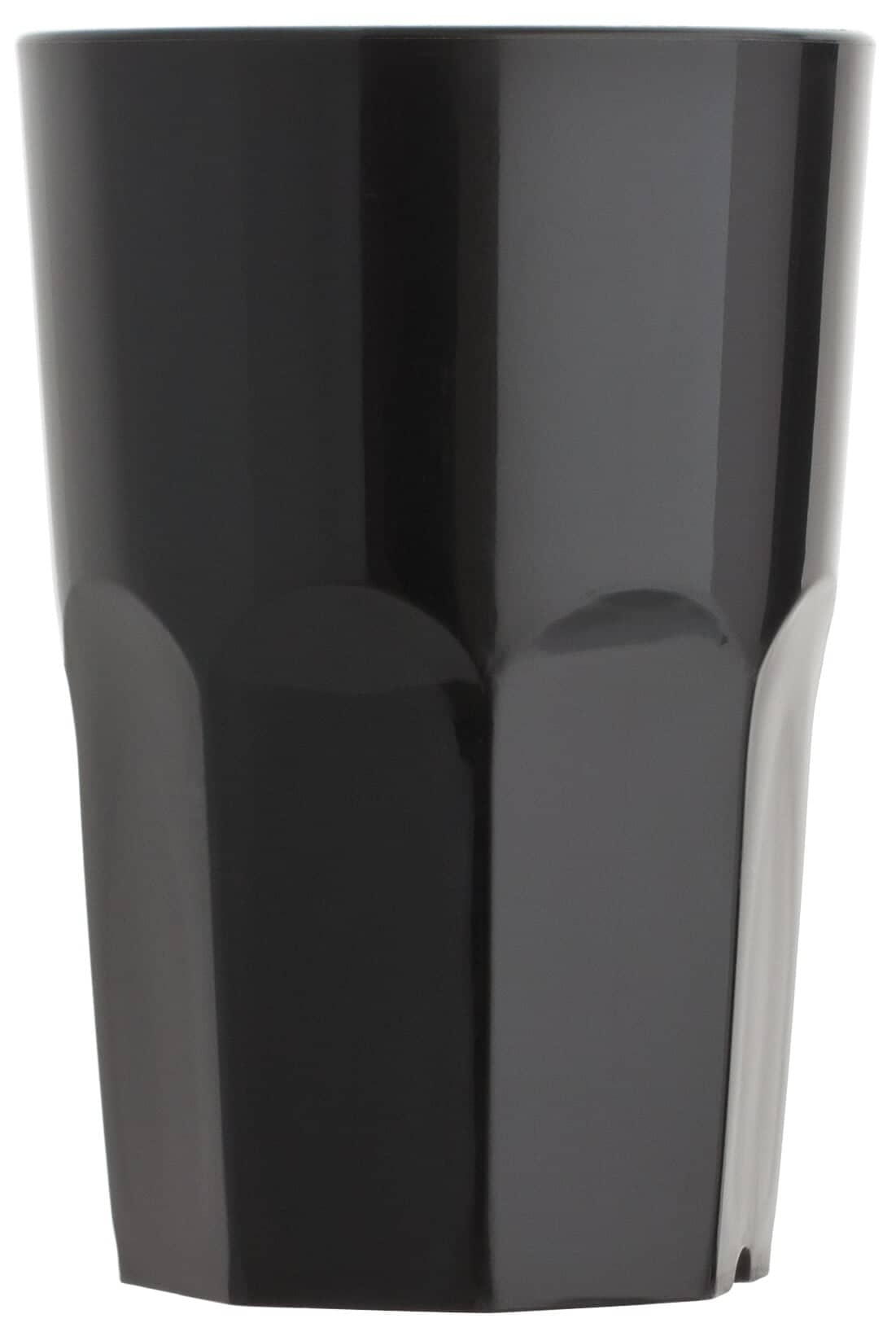 Plastic cup Granity, polypropylene, black - 400ml (1 pc.)