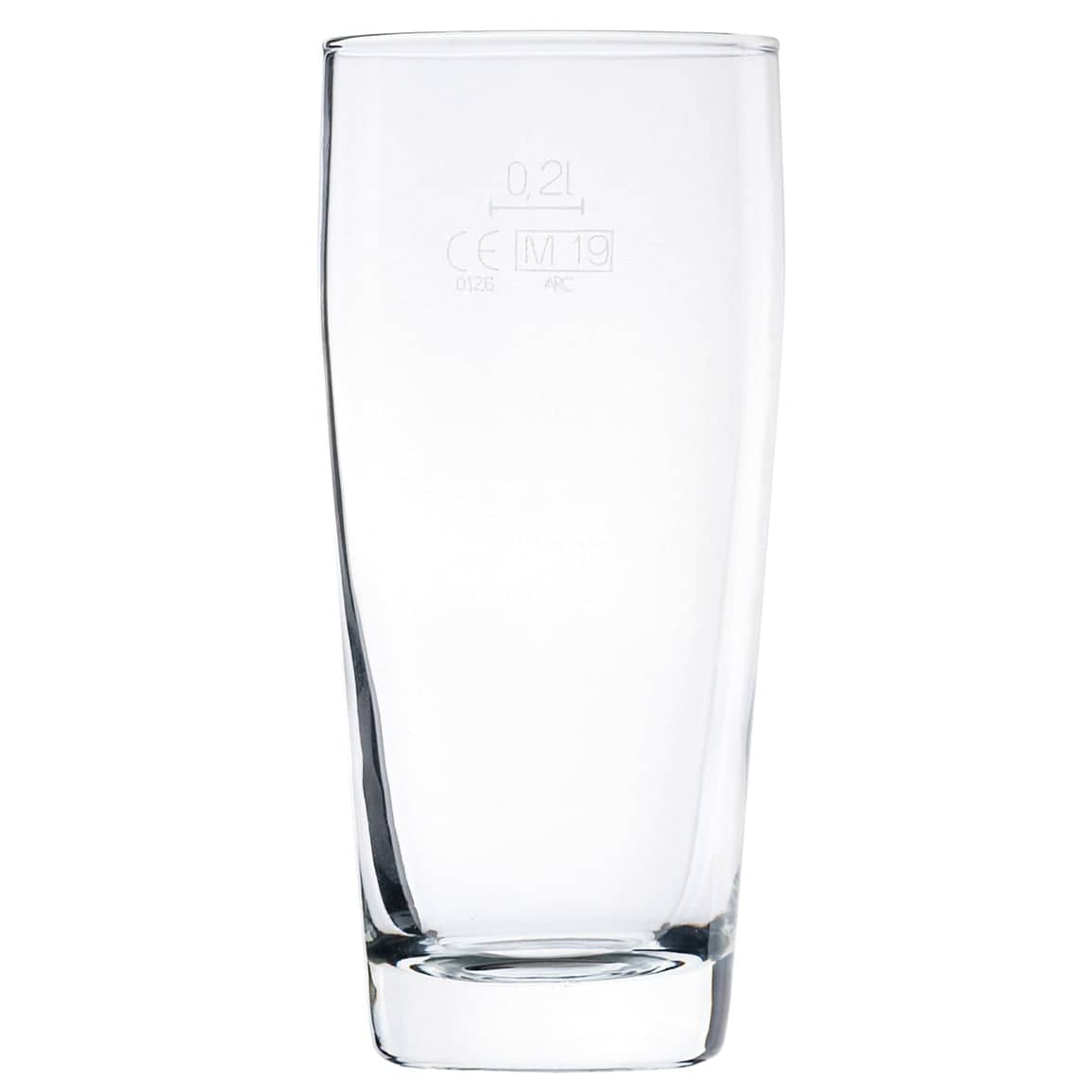 Beer tumbler Willi, Arcoroc - 265ml, 0,2l CM (1 pc.)