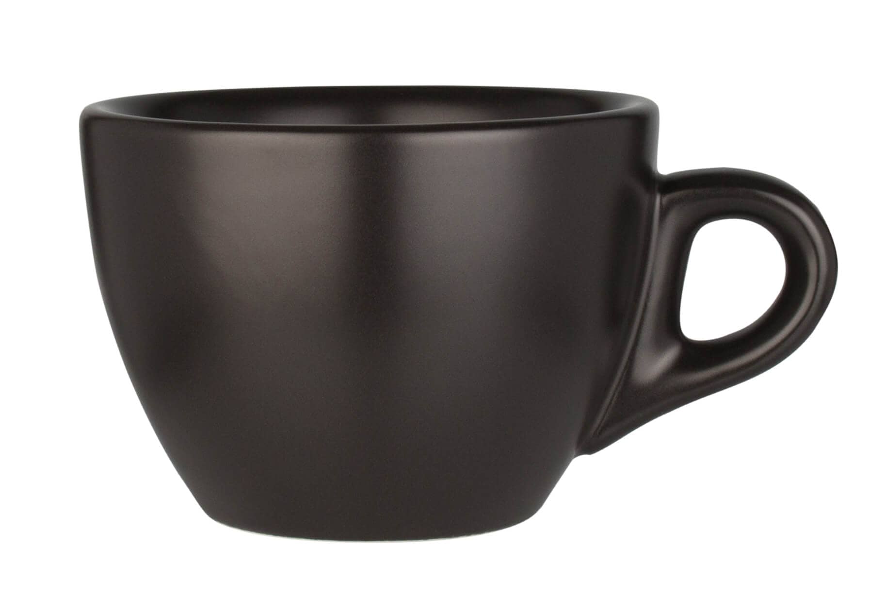 Kaffeetasse Barista, Porzellan schwarz - 160ml (6 Stk.)