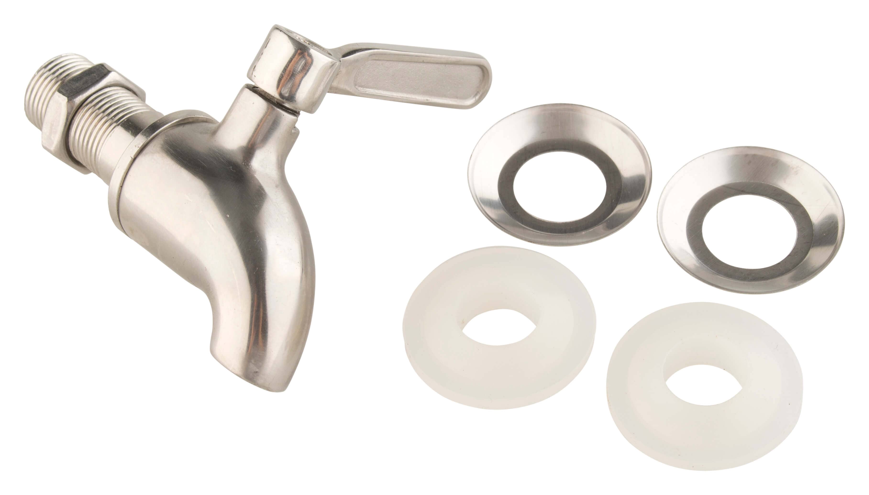 Grifo de acero inoxidable para dispensador de bebidas