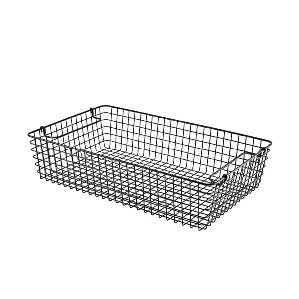GN 1/1 Panier de présentation, fil métallique - noir