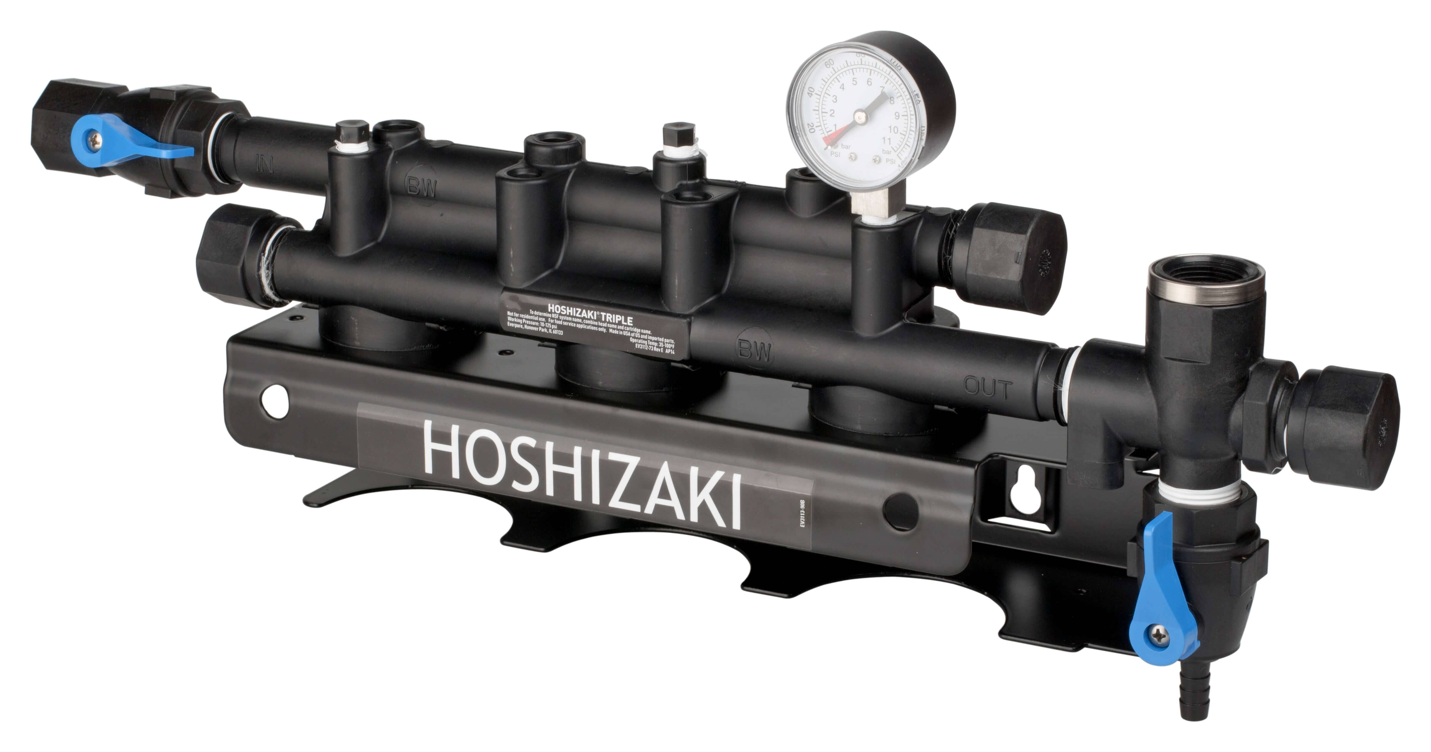 Juego de filtros de agua triples Hoshizaki (cabezal + filtro) EV9320-53