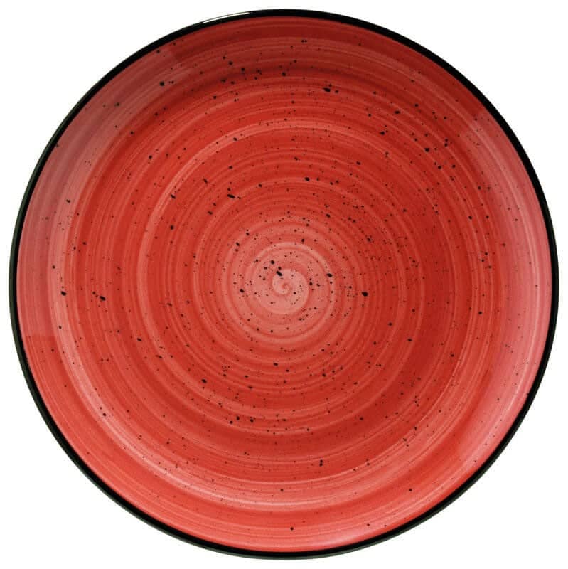 Bonna Aura Passion Assiette Gourmet plate 25cm rouge - 12 pièces