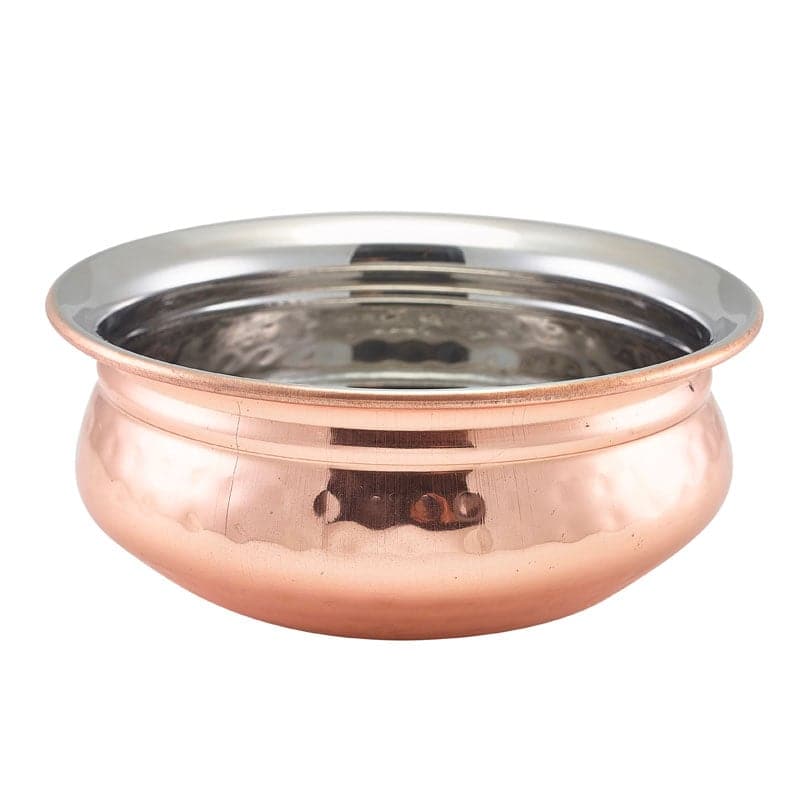 Bol Handi, acier inoxydable martelé, couleur cuivre - 12,5 cm (12 pièces)