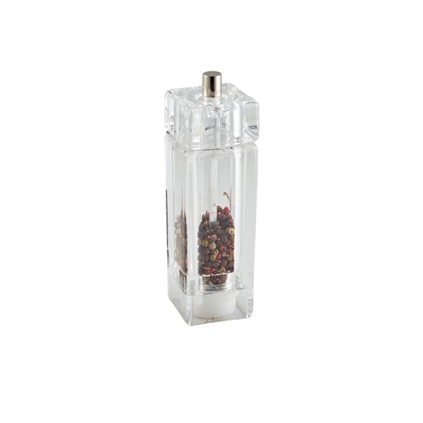 Salt/Pepper Grinder square - acrylic (15cm)