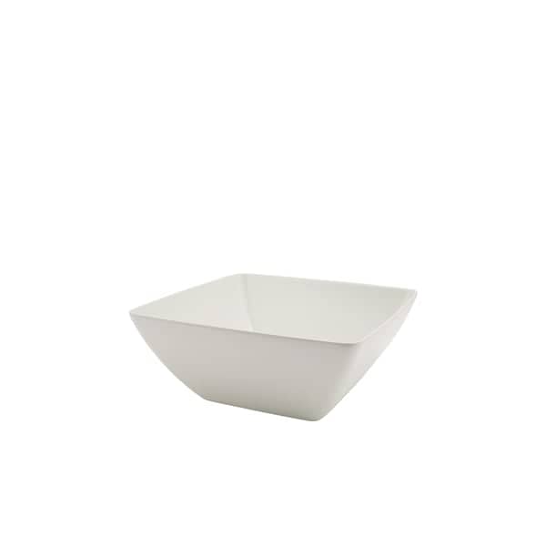 Quadratische Schüssel, Melamin weiß - 4,15l / 26,2cm