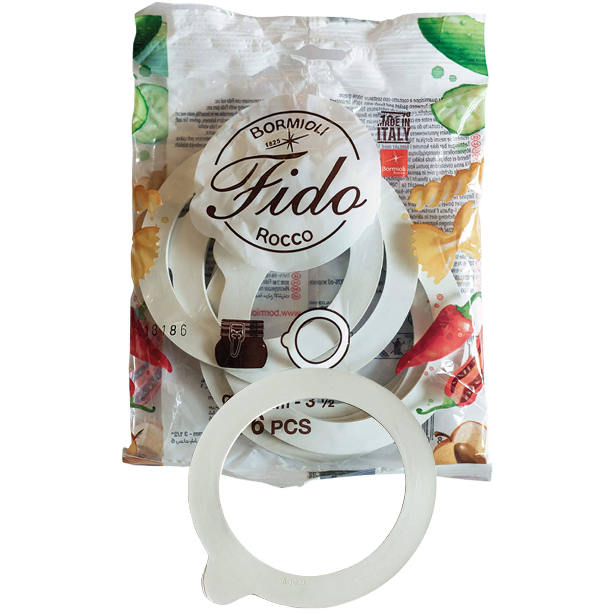 Anneaux élastiques de rechange pour bocal Fido - 80 mm (6 pièces)