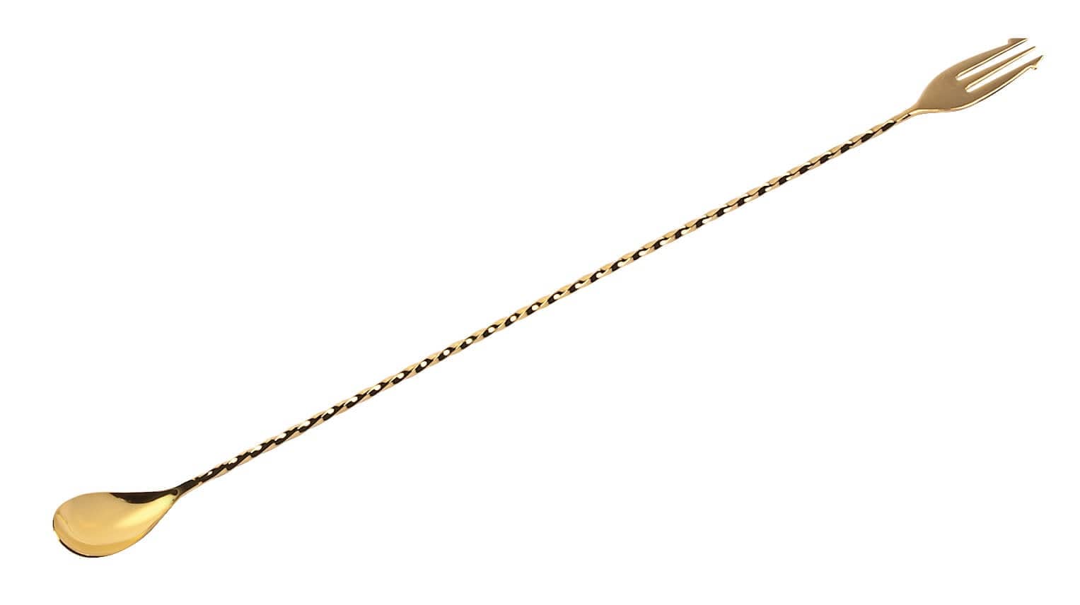 Barlöffel Japan, goldfarben - 42cm