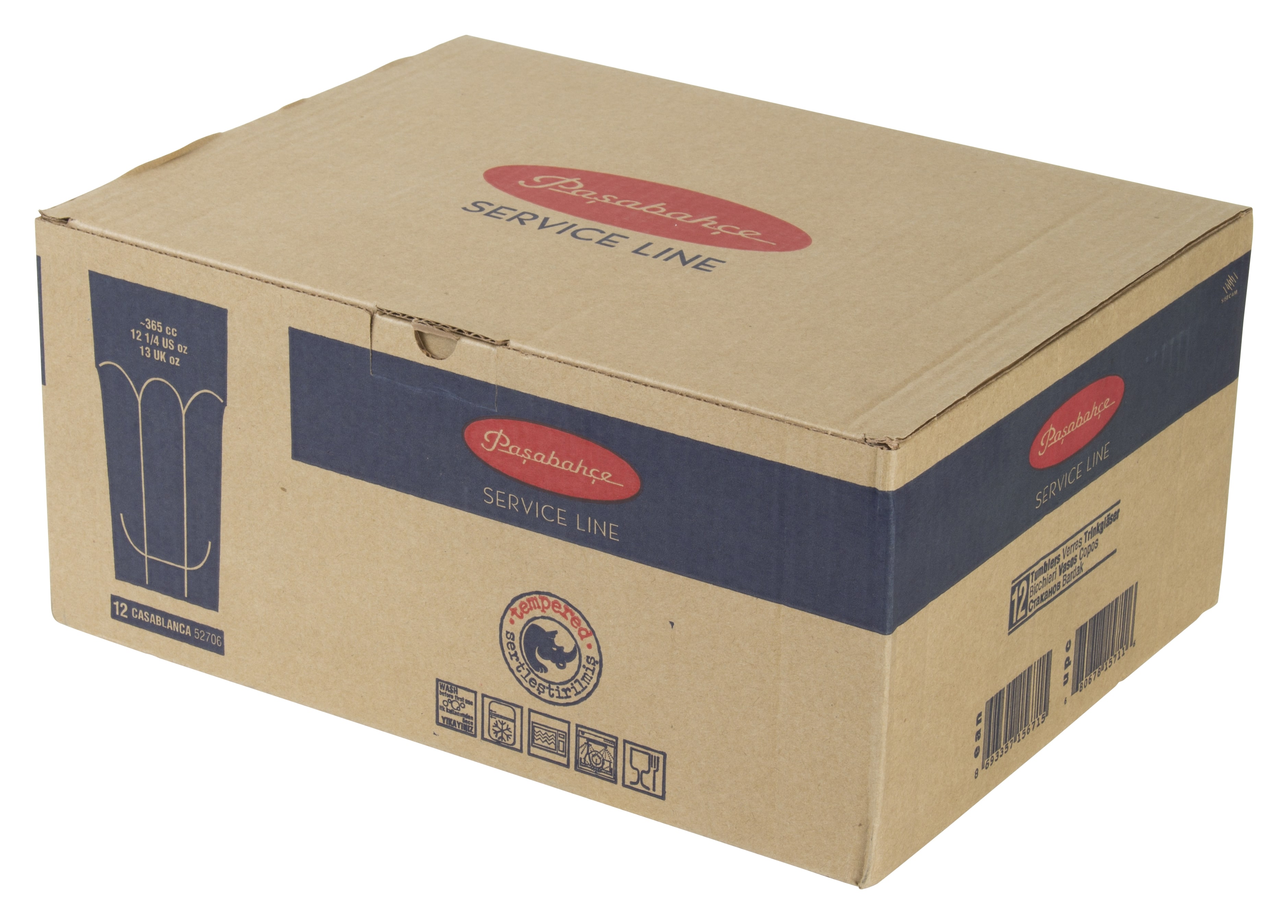 Longdrink glass Casablanca, Pasabahce - 365ml (12 pcs.)