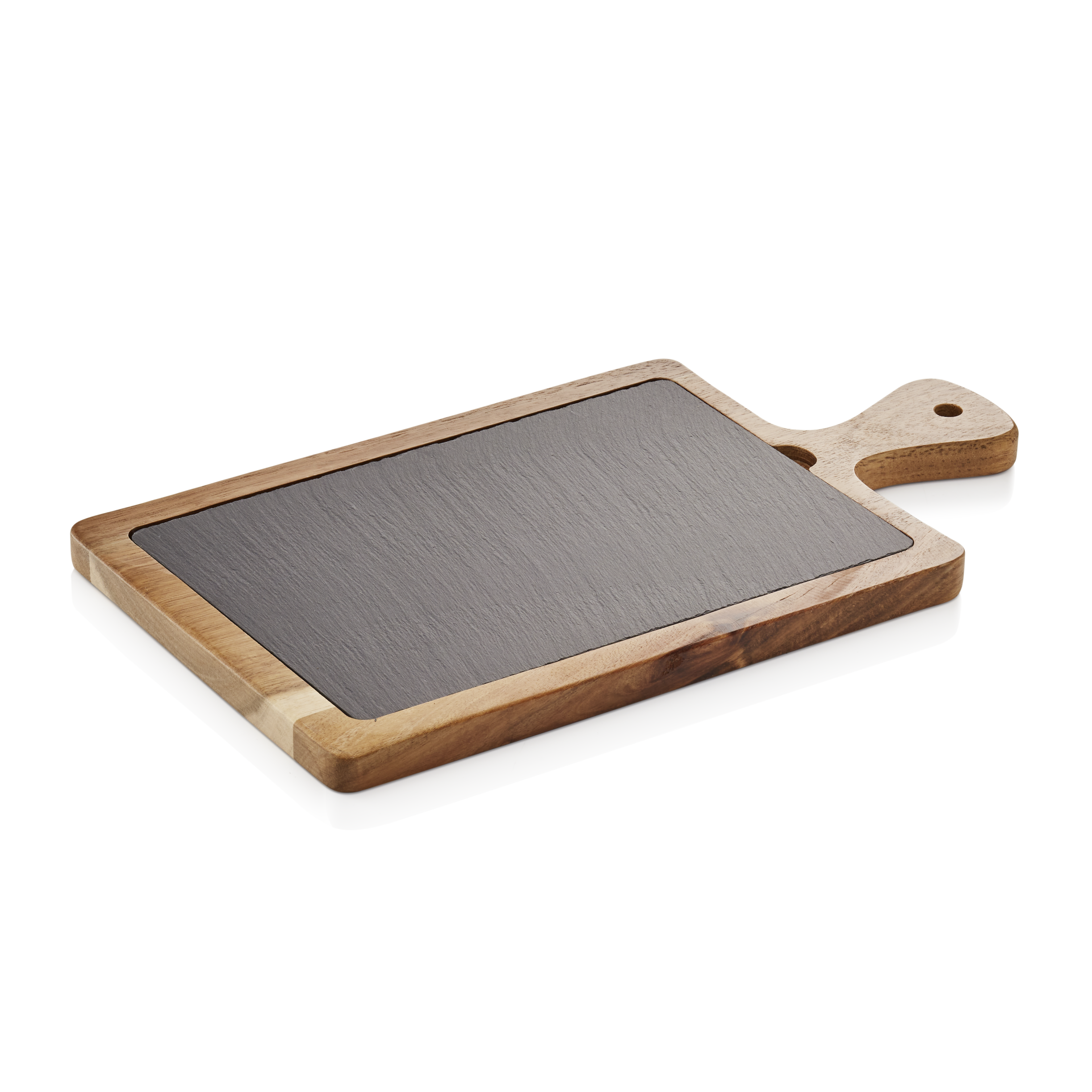 Serving board acacia wood, slate - 33,8x17,8x2cm