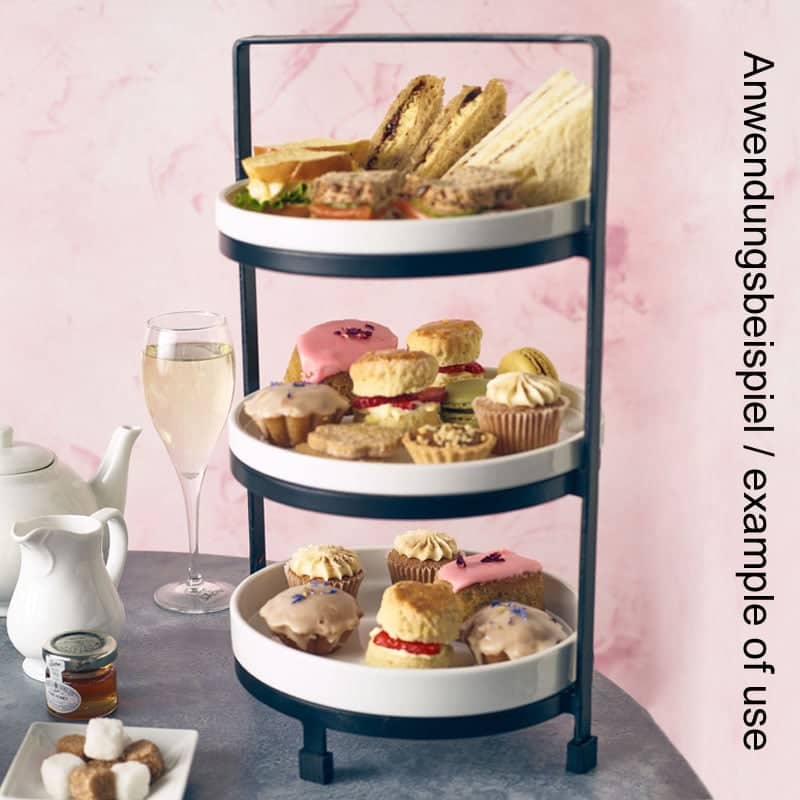 Three Tier Presentation Plate Stand - 20,5cm