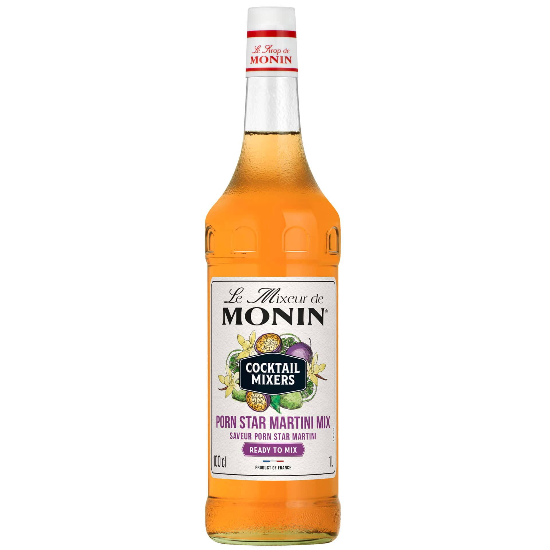 Pornstar Martini Mix - Monin Mélanges pour cocktails (1,0 l)