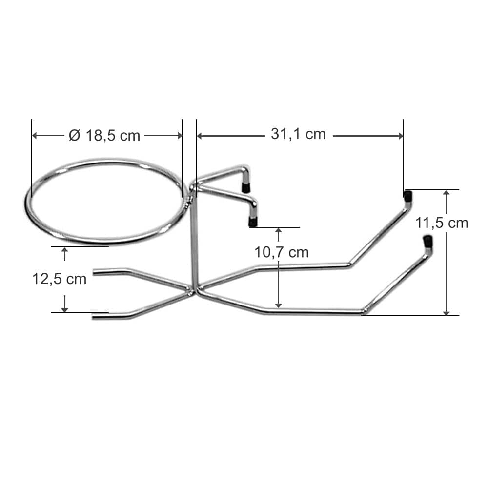Soporte de mesa para enfriador de vino - 18,5 cm