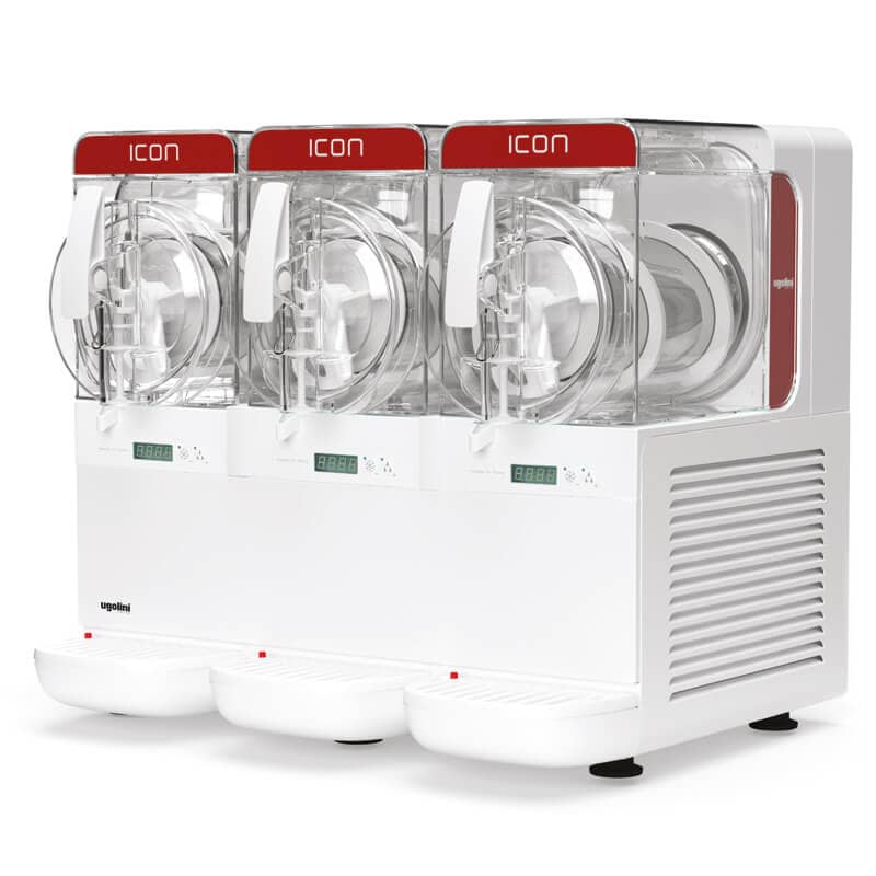 Máquina de granizados Granitor® ICON 3-3 ETC R290, 3 recipientes de 2,8 litros