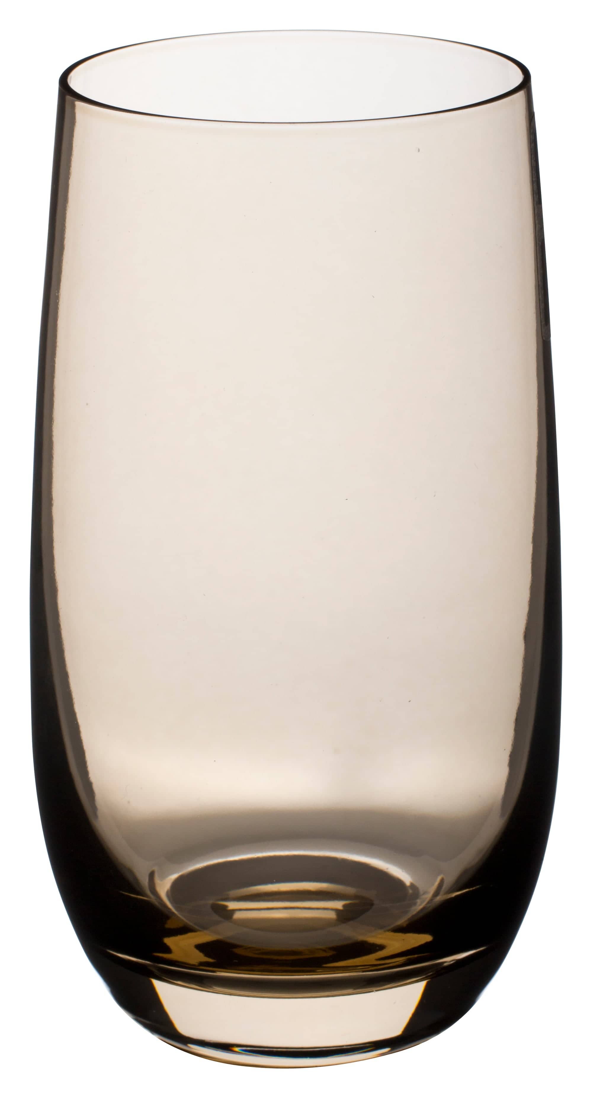 Longdrink glass, Sora Leonardo - 390ml, marrone (6 pcs.)