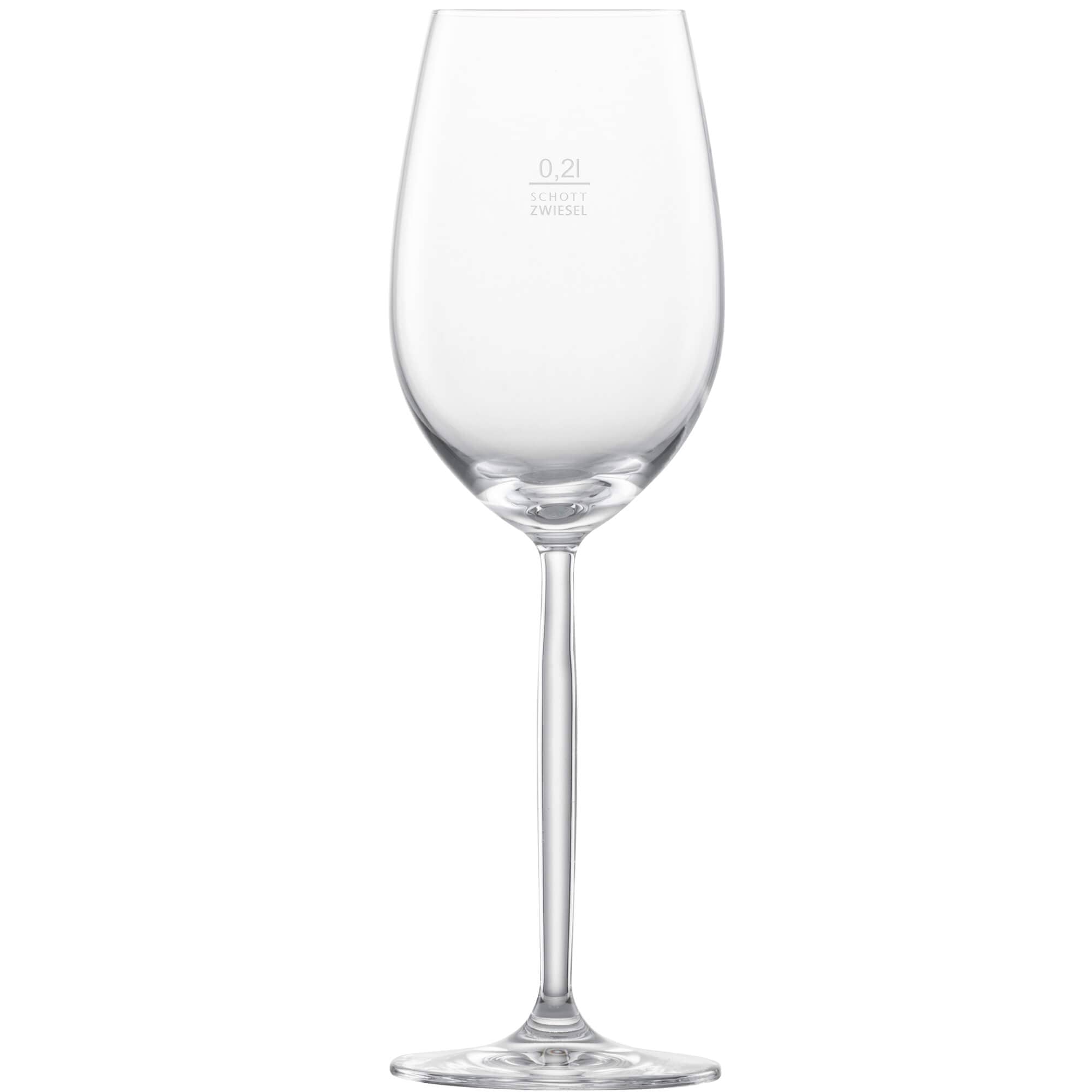 Verre à vin blanc, Diva Schott Zwiesel - 302ml avec 0,2l repère (6 pcs.)