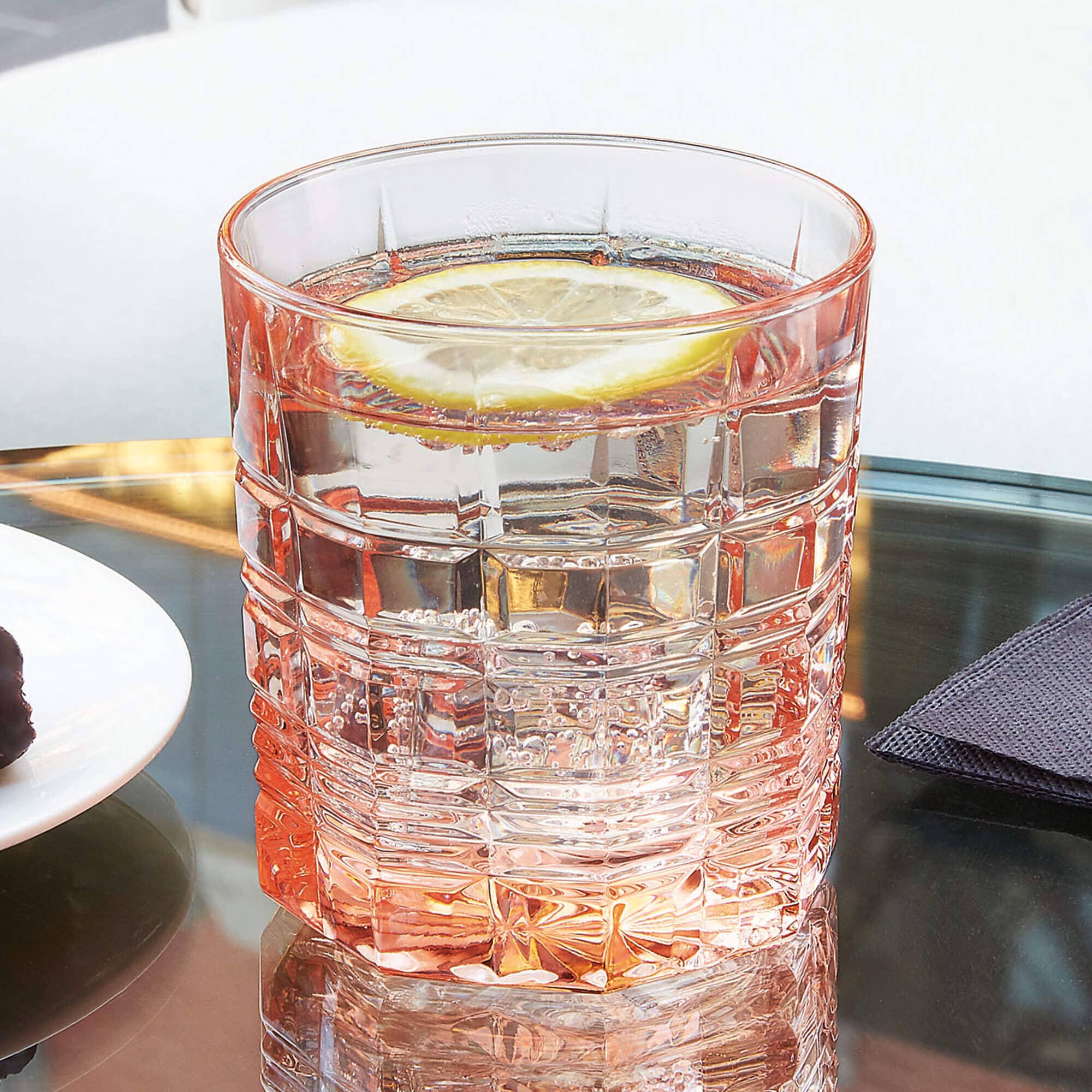 Vaso de whisky Brixton Colors, Arcoroc, rosa - 300 ml (1 ud)