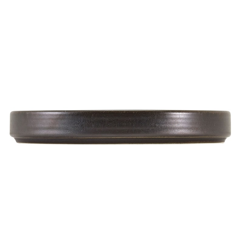 Assiette de présentation Terra Cinder Black - 20,5 cm (6 pcs)