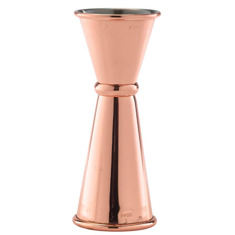 Medidor de cóctel / Jigger color cobre - Acero inoxidable (25/50 ml)