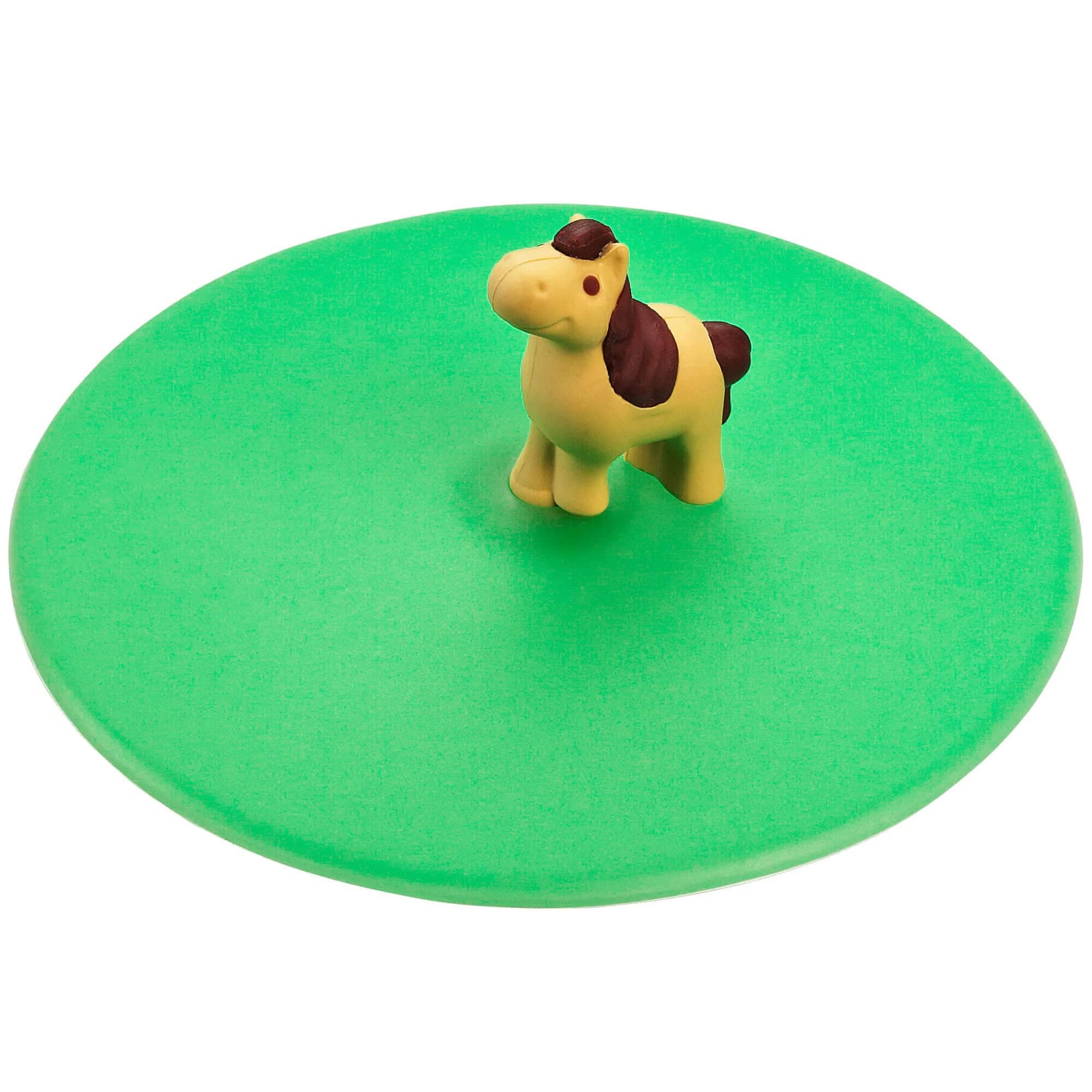 Tapa de cristal de silicona, Lurch - Animales de granja Pony (10,5 cm)
