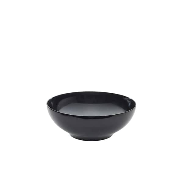 Round Buffet Bowl, Black Melamine - 3,4l / 25,7cm