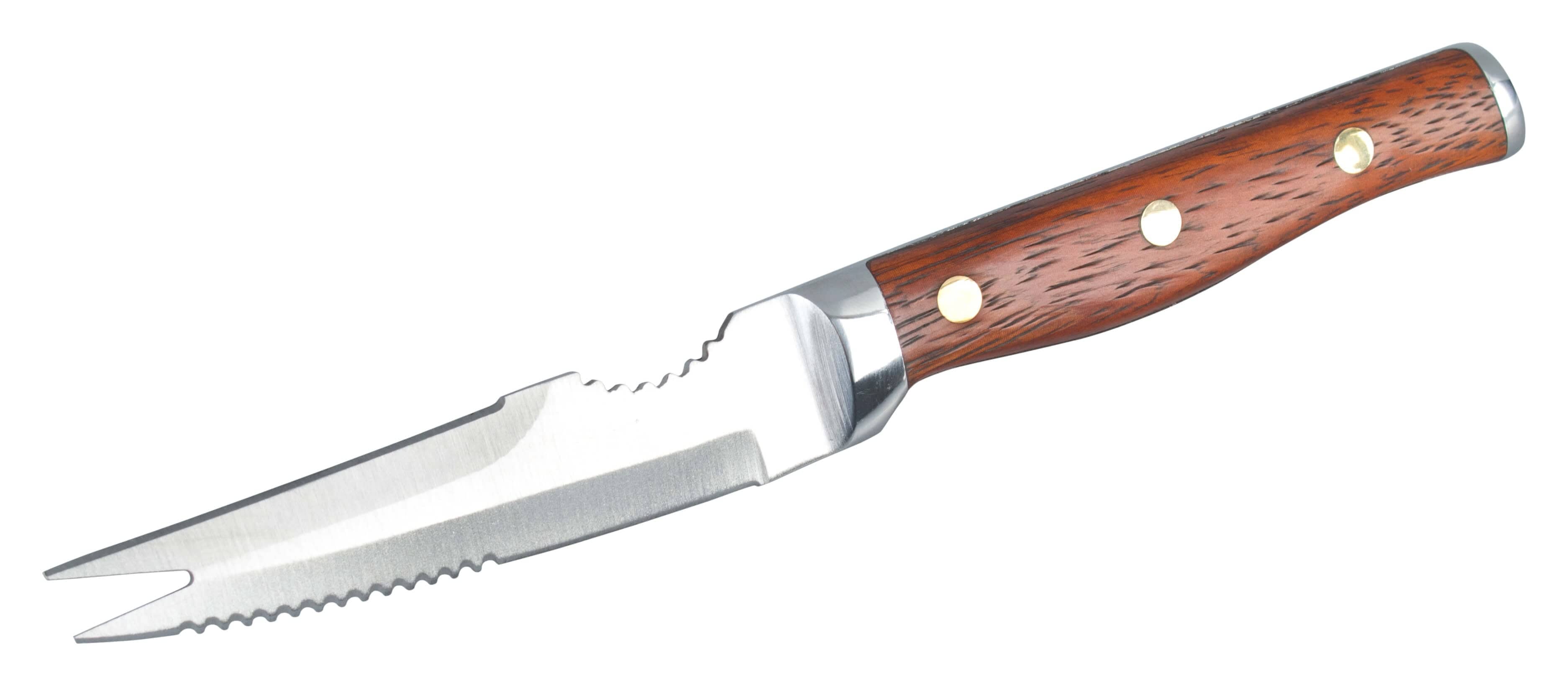 Cuchillo de bar Coley, acero inoxidable, mango de madera - 21,5 cm