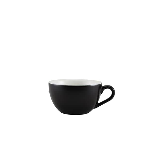 Tasses à cappuccino en porcelaine noir mat – 175 ml (6 pcs)