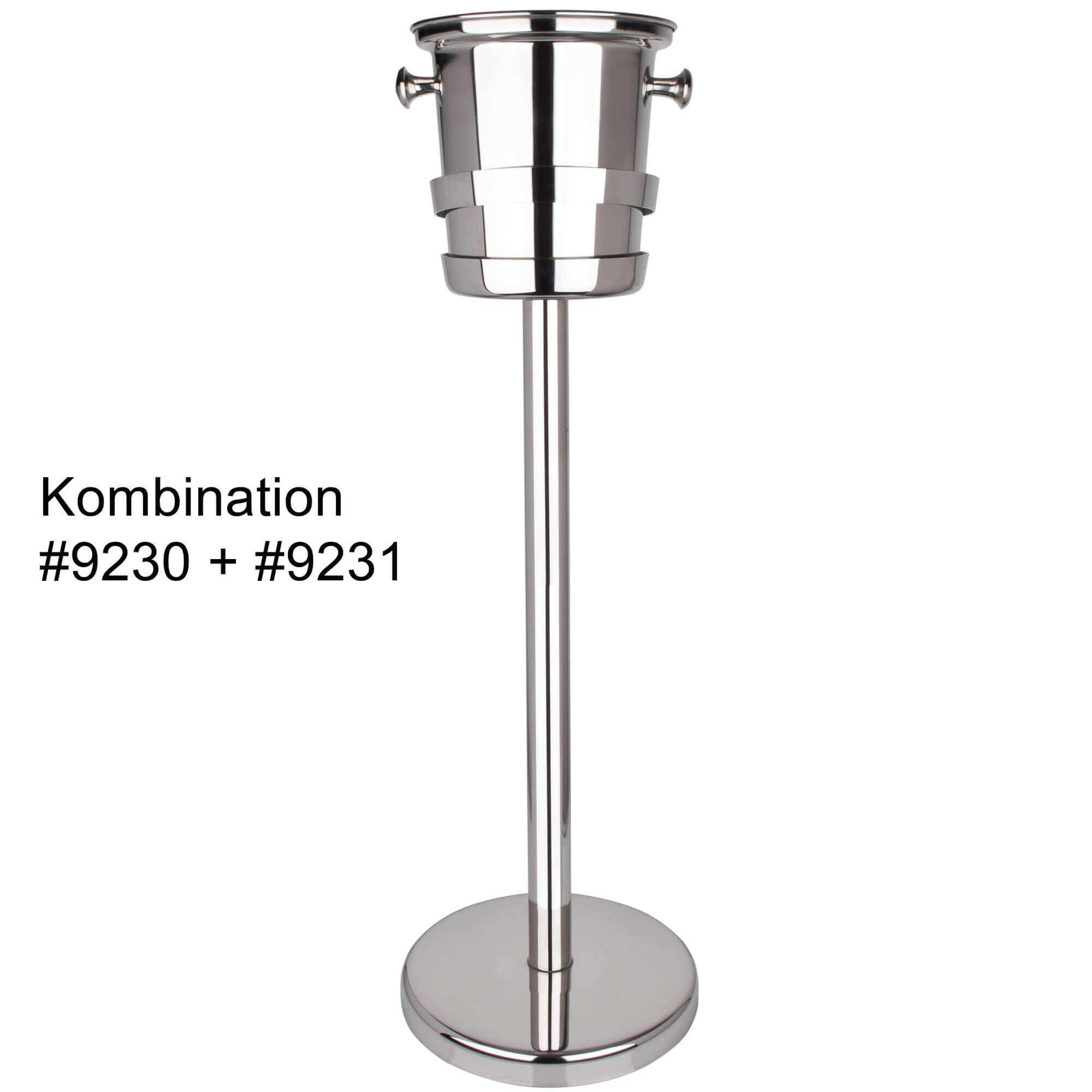 Seau à bouteille, acier inoxydable - 4,0l