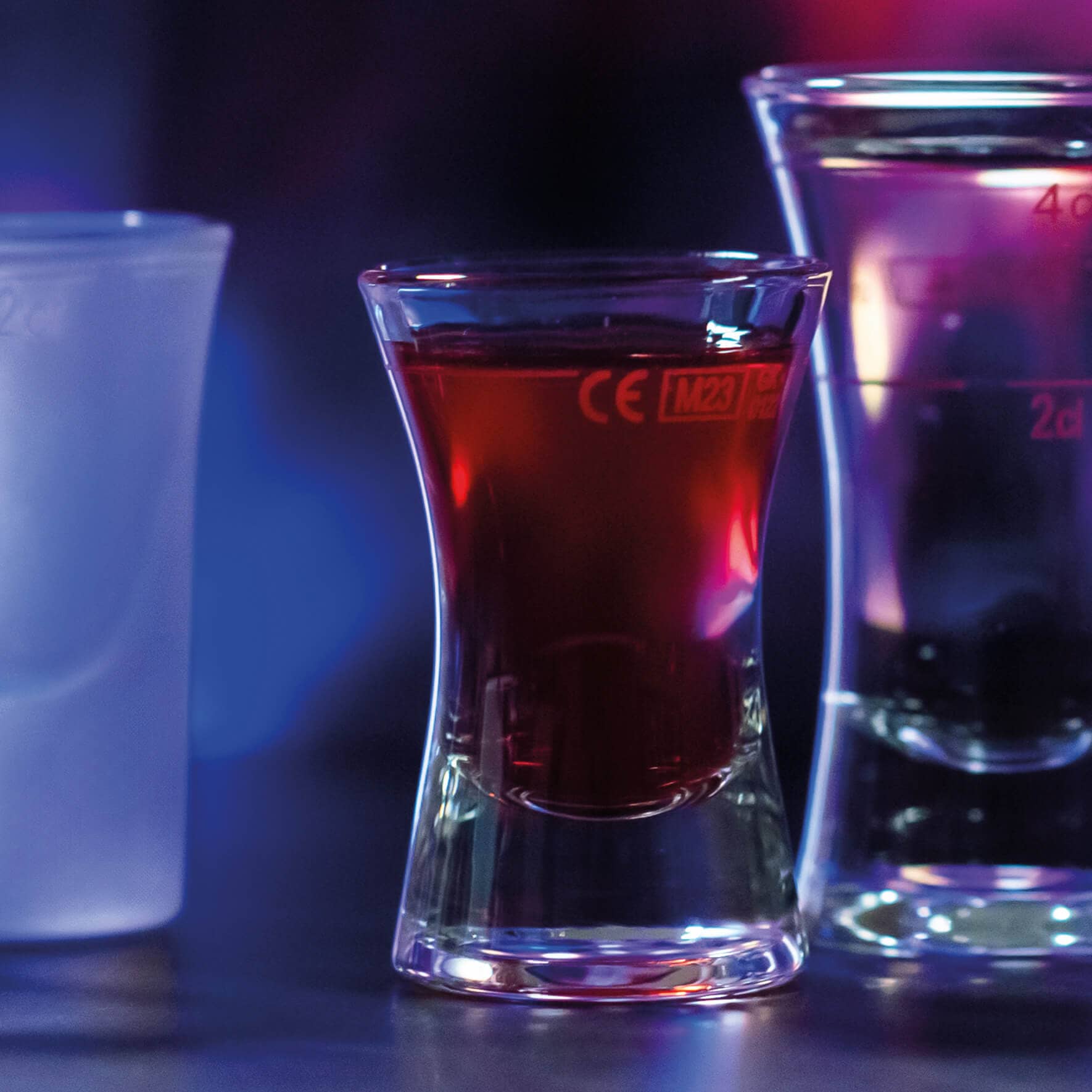 Schnapsglas Wachtmeister - 28ml, 2cl Eiche (12 Stk.)